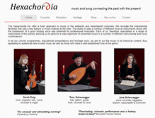 Tablet Screenshot of hexachordia.com